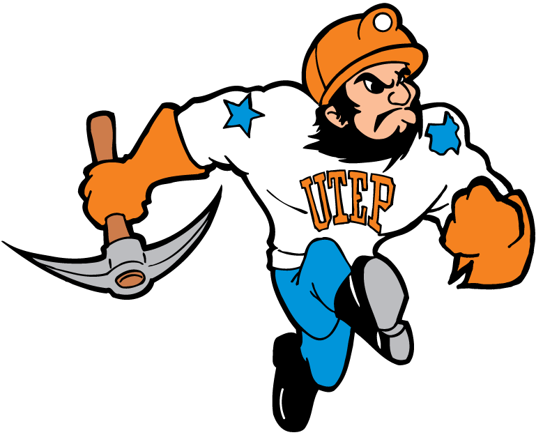 UTEP Miners 1992-2003 Mascot Logo v2 DIY iron on transfer (heat transfer)